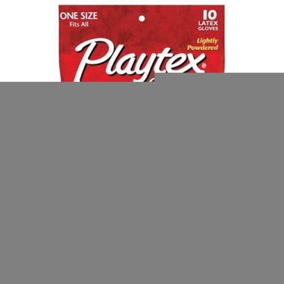 Playtex 10 Count All Purpose Disposable Latex Gloves