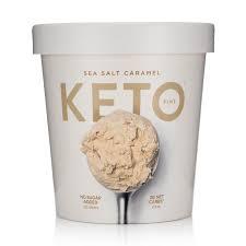 KETO Sea Salt Caramel, one Pint