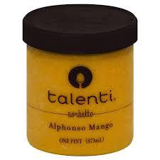 Talenti Alphonso Mango Sorbetto, 16 oz