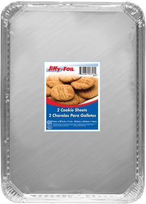 Jiffy Foil Cookie Sheets, 2 ct