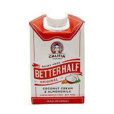 Califia Farms Better Half Coconut Cream and Almond Milk Creamer, 16.9 oz