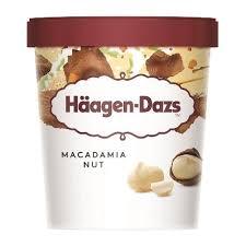 Haagen Dazs Macadamia Brittle Ice Cream, 1 pt