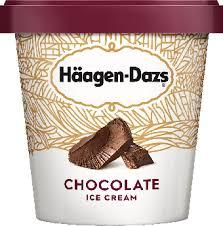 Haagen Dazs Chocolate Ice Cream, 2 quarts