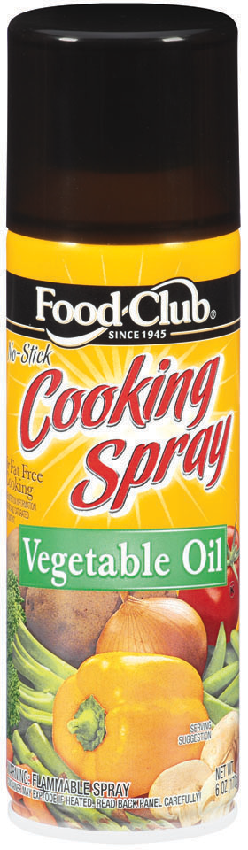 Food Club Cooking Spray No-Stick, Canola Oil, 6 oz