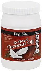 Food Club Refined Coconut Oil, 14 oz