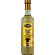 Mantova Italian White Wine Vinegar, 17 oz