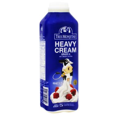 Tres Monjitas Heavy Cream, 32 oz