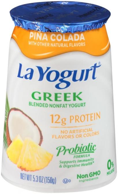 LaYogurt Greek Yogurt Piña Colada, 5.3 oz