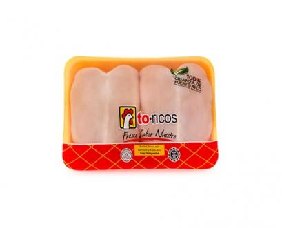 To-Ricos Pechuga Dehuesada / Boneless Chicken Breast, precio por libra