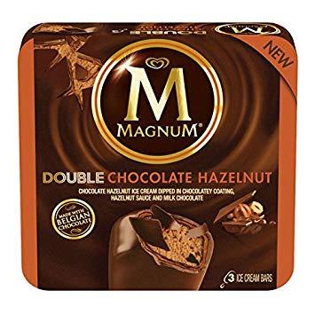 Magnum Ice Cream Bar Double Chocolate Hazelnut, 3.0 ct