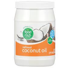 Food Club Refined Coconut Oil, 30 oz