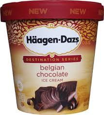 Haagen Dazs Belgian Chocolate Ice Cream, 1 pt