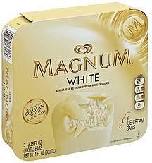 Magnum Ice Cream Bars White Chocolate, 3.0 ct