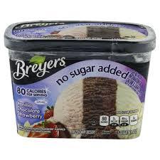 Breyers No Sugar Added Neopolitan Ice Cream, 1.5 qt