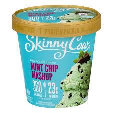 Skinny Cow Ice Cream Low Fat Mint Chip Mashup, 14 oz