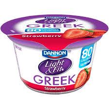 Dannon - Light & Fit Greek Nonfat Yogurt - Strawberry 5.30 oz