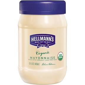 Hellmann’s Organic Mayonnaise, 15 fl oz