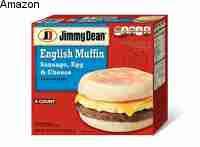 Jimmy Dean English Muffin Sausage Egg and Cheese, 18.4 oz