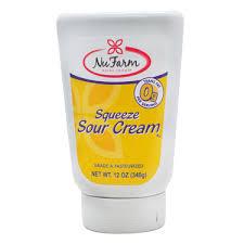 NuFarm Squeeze Sour Cream, 12 oz