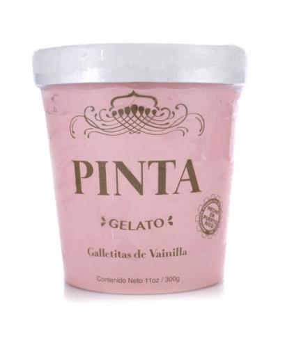 Pinta Gelato Galletitas de Vainilla, 12 oz