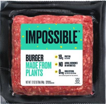 Impossible Ground Burger, 12 oz 