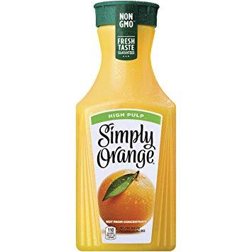 Simply Orange (High Pulp), 52 fl oz