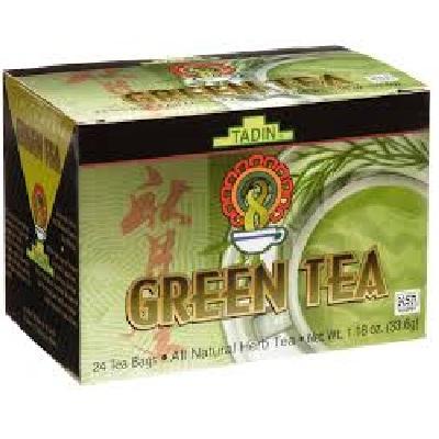 Tadin Green Tea - All Natural Herb Tea, 24 ct