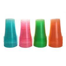 SImply Done Plastic Cups Party Colors