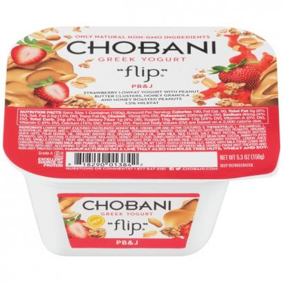 Chobani PB&J Strawberry Flip Greek Yogurt, 5.3 oz