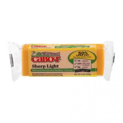 Cabot Lite50 Sharp Cheddar Cheese, 8 oz