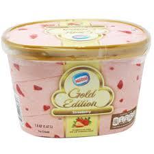 Nestlé Gold Edition Strawberry Ice Cream, 48 oz