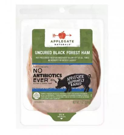 Applegate Black Forest Uncured Ham, 7 oz