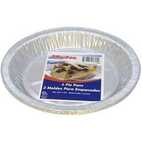 Jiffy-Foil 8-inch Pie Pans, 3 ct