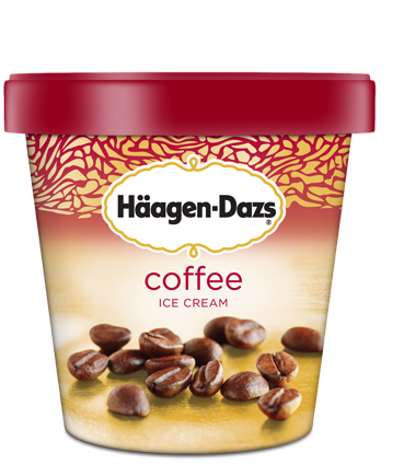 Haagen Dazs Coffee Ice Cream, 1 quart