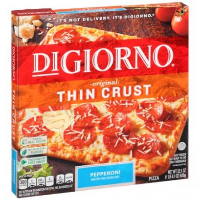 DiGiorno Thin Crust Pepperoni, 22.1 oz