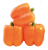 Orange Bell Pepper / Pimiento, precio por libra